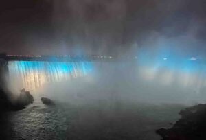 Niagara Falls Illumination: A Dazzling Light Show Over the Iconic Falls